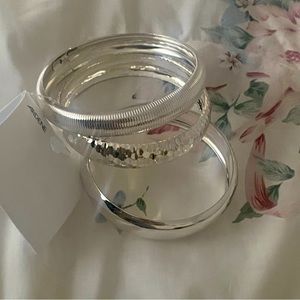 ARDENE silver bangles/bracelets